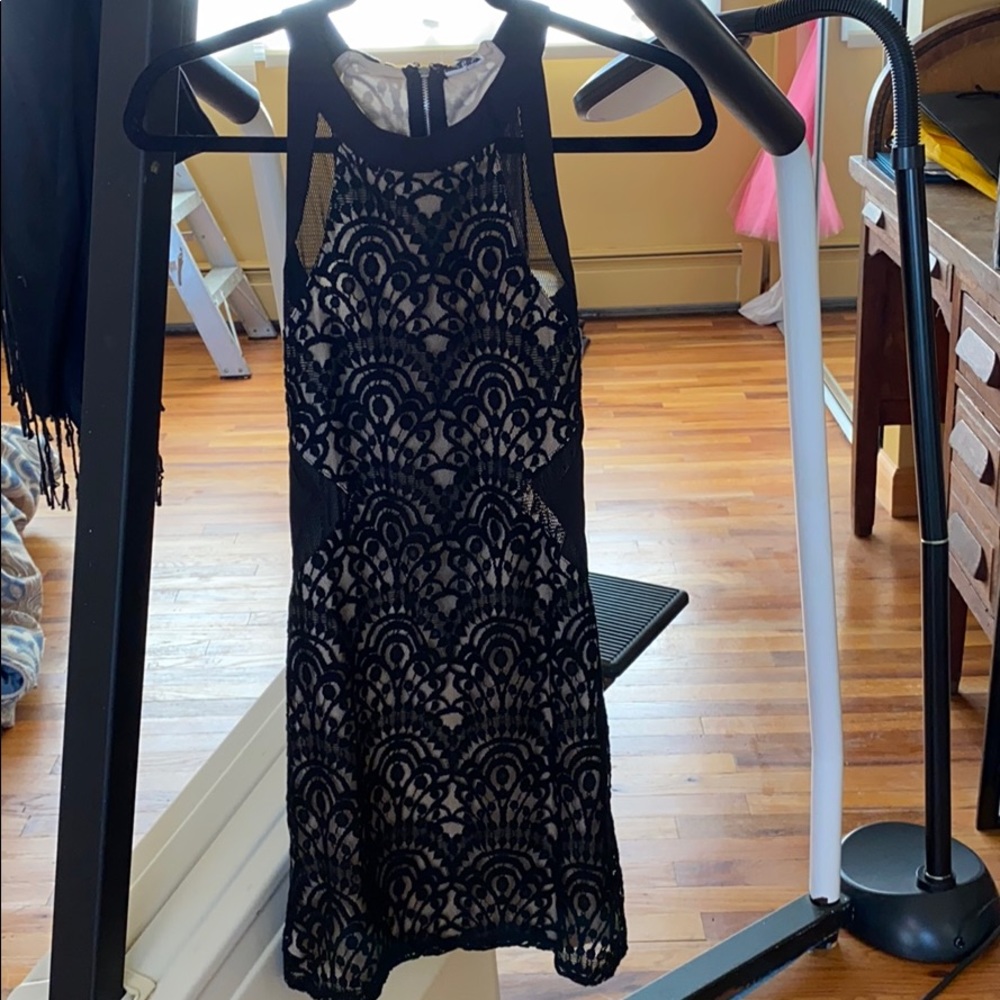NWT Lace / mesh insert dress